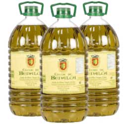 Aceite de Oliva Virgen Extra Conde de Benalúa Gourmet - Pack 3 Garrafas 5 Litros [Picual] [Origen de España]